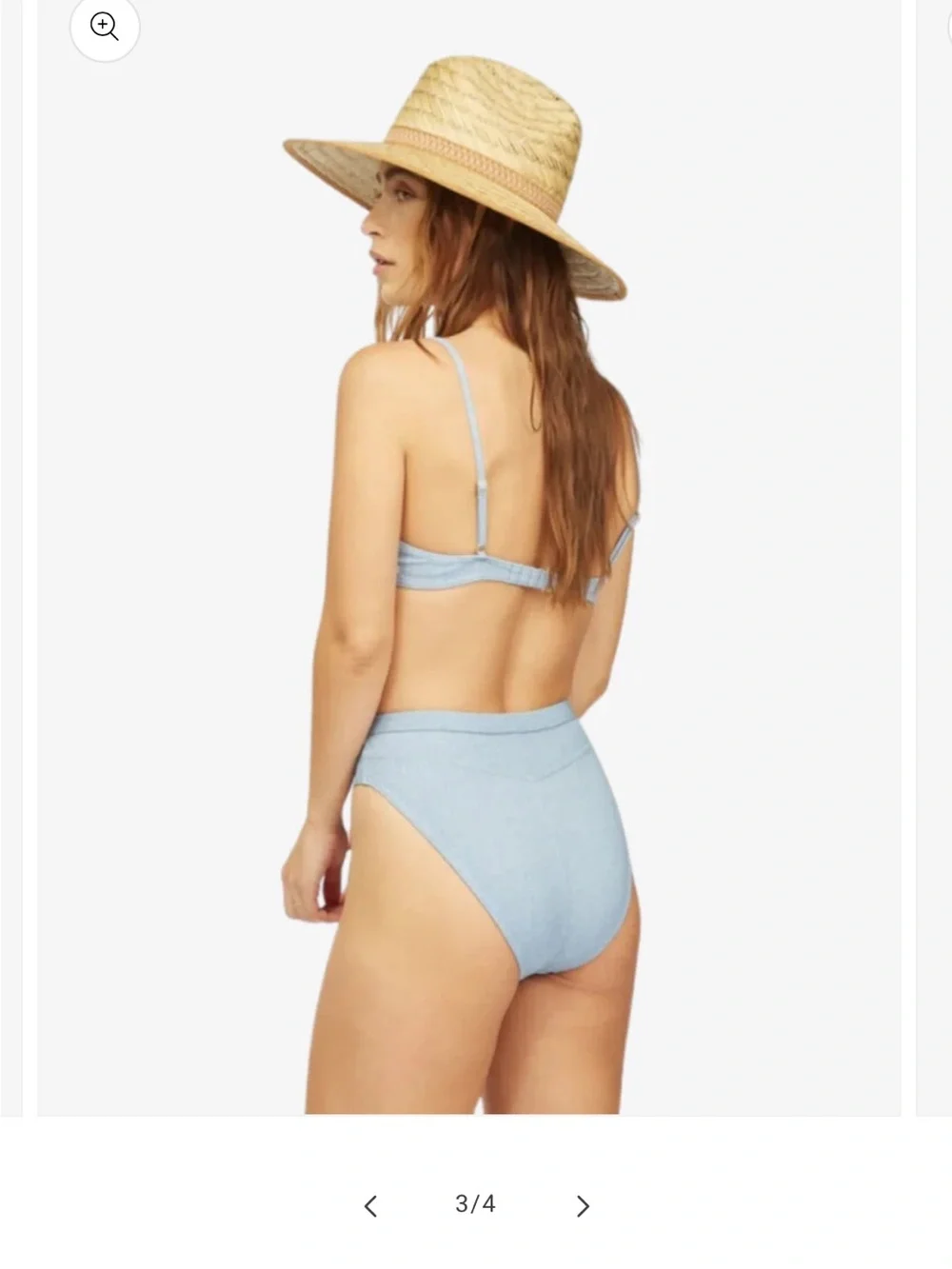 Wrangler Down with Denim Underwire Bikini Top and High Maui Bottom